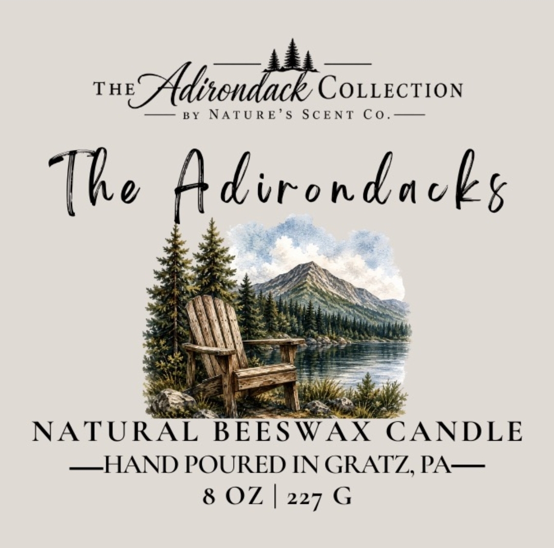 The Adirondack Collection | Nature-Inspired Beeswax Candles & Home Fragrance | Nature's Scent Co.